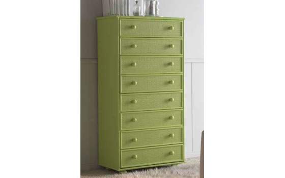 Comoda Alta Mimbre 8 Cajones Rattan