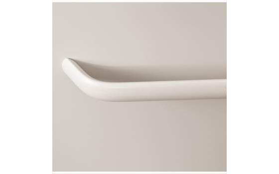 Comoda Alta Moderna Metalica 4 Cajones Blanca Serie Baquijar