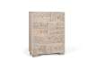 Comoda Alta Oriental 10 Cajones Tallados - Serie Airoly