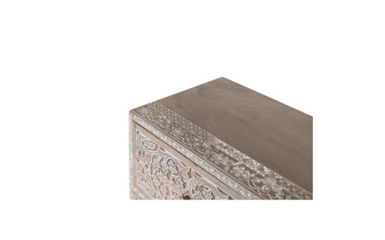 Comoda Alta Oriental 10 Cajones Tallados - Serie Airoly