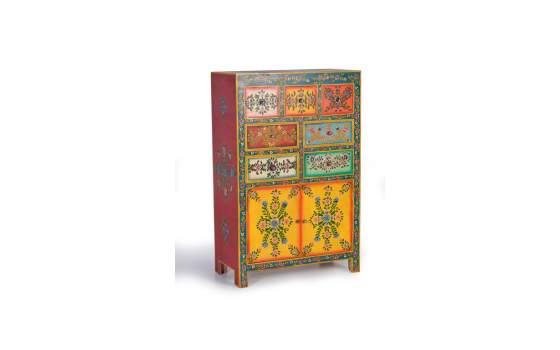 Comoda Alta Oriental 7 Cajones 2 Puertas Colores Serie Dalian Comoda Alta Oriental 7 Cajones 2 Puertas Colores Serie Dalian