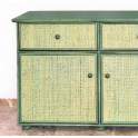 Comoda Aparador 3 Puertas 3 Cajones Rattan Mimbre Actual Atarda