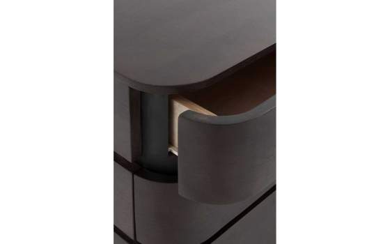 Comoda Aparador Contemporaneo Negro 9 Cajones Anbly