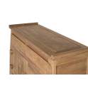 Comoda Aparador Rustica Tallada Madera Teca Natural Aness