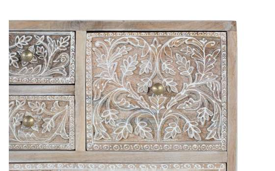 Comoda Blanco Decape 14 Cajones Talladas Decoradas Airoly