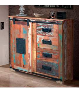 Comoda Cajones Puerta Corredera Agelelli