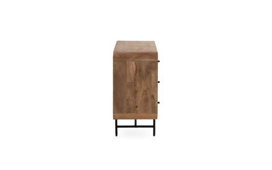 Comoda Contornos Redondeados 6 Cajones Serie Aldomar