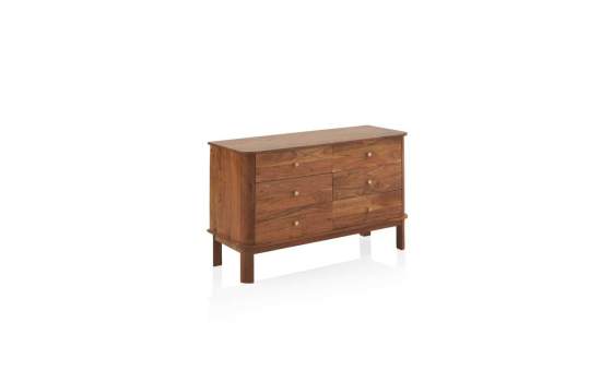 Comoda de 6 Cajones en Madera de Acacia Natural Ardusor Comoda de 6 Cajones en Madera de Acacia Natural Ardusor