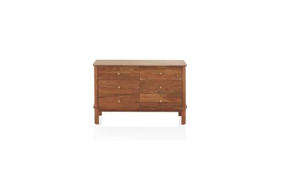 Comoda de 6 Cajones en Madera de Acacia Natural Ardusor Comoda de 6 Cajones en Madera de Acacia Natural Ardusor