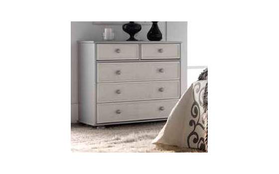 Comoda Dormitorio Rattan Mimbre 5 Cajones Serie Atains
