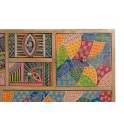 Comoda Decorada en Colores Tipo Mandala Serie Alverit