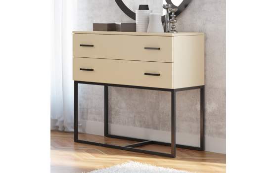 Comoda Diseño Moderno 2 Cajones Patas de Acero  Elodie Comoda Diseño Moderno 2 Cajones Patas de Acero  Elodie