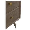 Comoda Dormitorio 2 Cajones Estilo Actual Serie Aerost