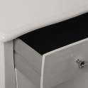 Comoda Dormitorio 3 Cajones Blanca Clasica Serie Acatts
