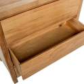 Comoda Dormitorio 3 Cajones Madera Pino Color Miel Arckel