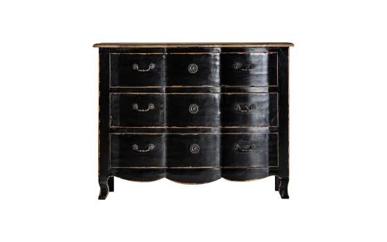 Comoda Dormitorio 3 Cajones Retro Vintage Serie Zenica