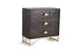 Comoda Dormitorio 3 Cajones Tallados Estilo Etnico Serie Aixis