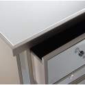 Comoda Dormitorio 4 Cajones Espejo Serie Abelyne