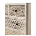 Comoda Dormitorio 5 Cajones Decorados Estilo Actual Alamos