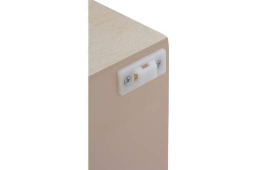 Comoda Dormitorio Actual 3 Cajones Roble Marfil Adresas