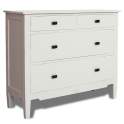 Comoda Dormitorio Blanca 4 Cajones  Vintage Monaco