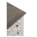 Comoda Dormitorio Blanco Actual 2 Cajones 2 Puertas Arpentis