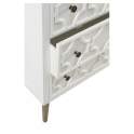 Comoda Dormitorio Blanco Actual 2 Cajones 2 Puertas Arpentis