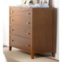 Comoda Dormitorio Colonial 4 Cajones Serie Amtriain