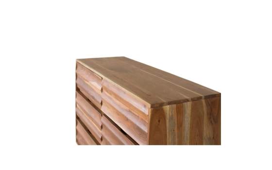 Comoda Dormitorio Industrial Acacia 6 Cajones - Serie Alicock