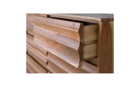 Comoda Dormitorio Industrial Acacia 6 Cajones - Serie Alicock