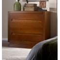 Comoda Dormitorio Madera Castaño Colonial Actual Serie Artarin