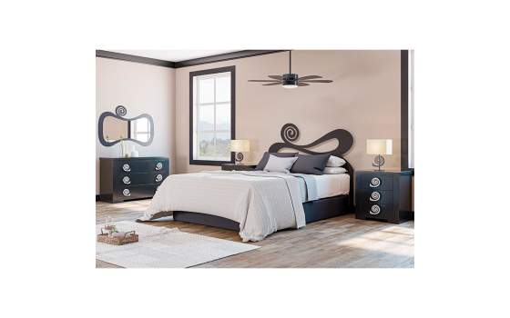 Comoda Dormitorio Moderno 3 Cajones Colores Serie Hellen