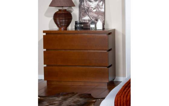 Comoda Dormitorio Original Estilo Colonial 3 Cajones Serie Ansty