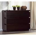 Comoda Dormitorio Original Estilo Colonial 3 Cajones Serie Ansty