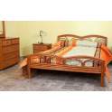 Comoda Dormitorio Rattan Mimbre 5 Cajones Serie Atains