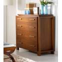 Comoda Estilo Colonial 4 Cajones Serie Anlezy