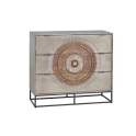 Comoda Etnica oriental 3 Cajones Serie Wood Mandala