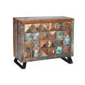 Comoda Industrial Vintage Madera Mango Serie Diamante