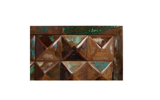 Comoda Industrial Vintage Madera Mango Serie Diamante