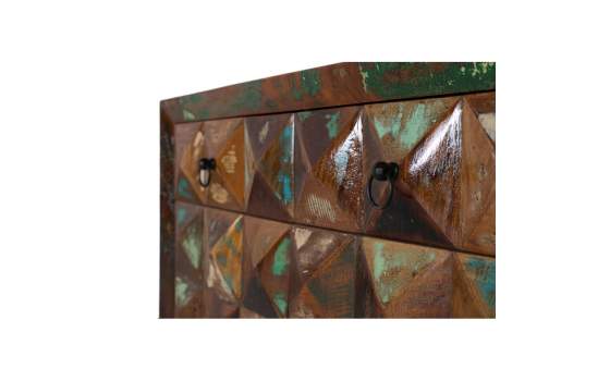 Comoda Industrial Vintage Madera Mango Serie Diamante