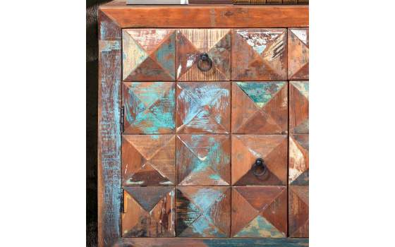 Comoda Industrial Vintage Madera Mango Serie Diamante