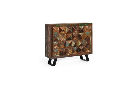 Comoda Industrial Vintage Madera Mango Serie Diamante