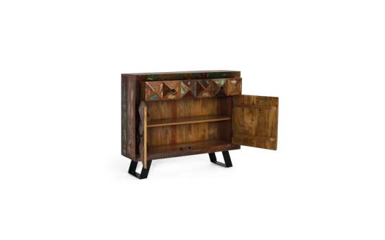 Comoda Industrial Vintage Madera Mango Serie Diamante