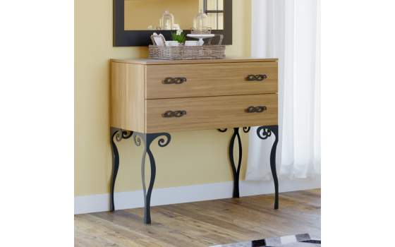 Comoda Moderna 2 Cajones Dormitorio Actual Colores Eva