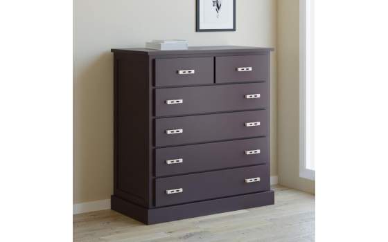 Comoda Moderna 6 Cajones 9 Colores modelo Alexia