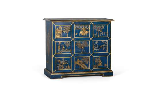 Comoda Oriental China 9 Cajones Pintados a Mano Serie Dalian
