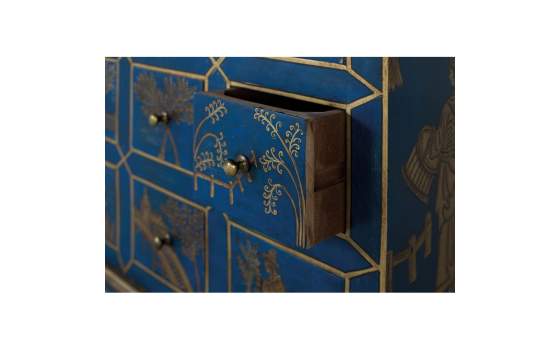Comoda Oriental de Colores 9 Cajones - Serie Arfian
