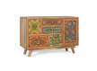 Comoda Oriental Decorada Diseño Florales Serie Tayina