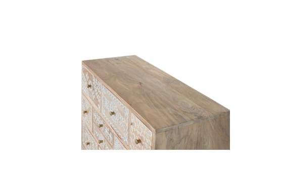 Comoda Rustica con Incrustaciones 10 Cajones - Serie Avriut