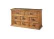 Comoda Rustica Grande 8 Cajones Madera Maciza de Pino